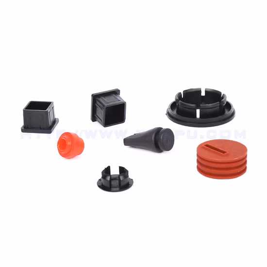 カスタムアイテム高圧ナイロンパイププラグ/プラスチック保護キャップ/丸パイプエンドキャップ